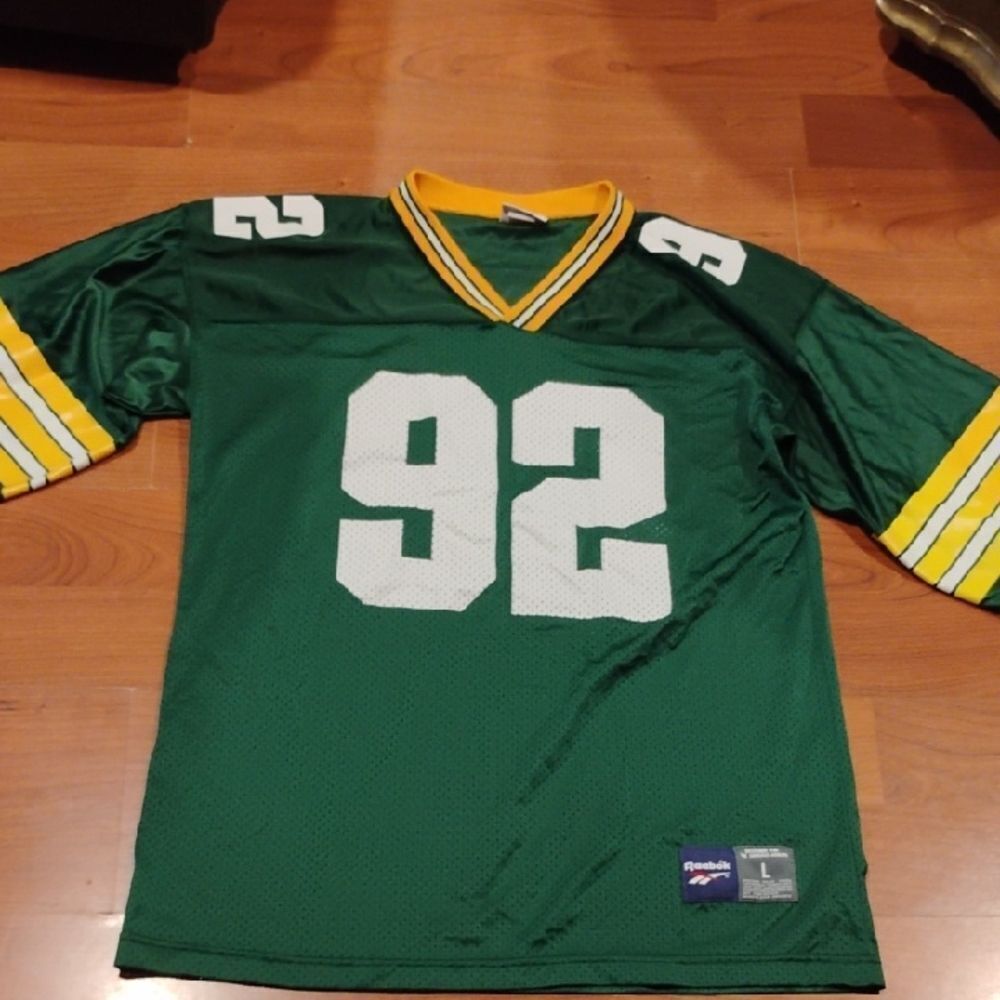 Reebok Green Jersey with Yellow Trim